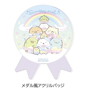 メダル風アクリルバッジ