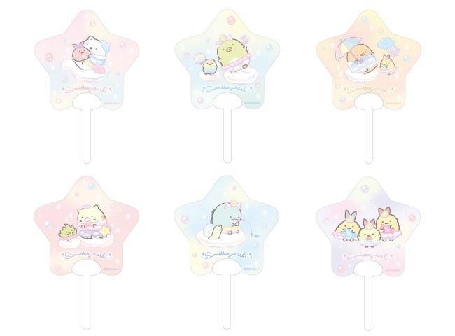 みにみにクリアうちわ(全6種)