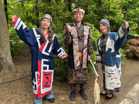 ３人で！