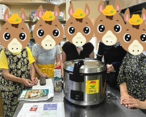 よいちニコニコ食堂 に業務用炊飯ジャーを寄贈