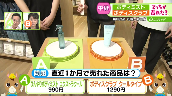 どっちが売れたでショー！初夏の無印良品編