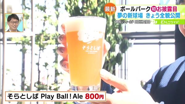 ●そらとしば Play Ball Ale 800円