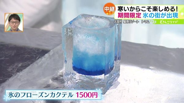 ●氷のフローズンカクテル 1500円