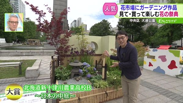大通公園で開催中！見て・買って楽しむ花の祭典