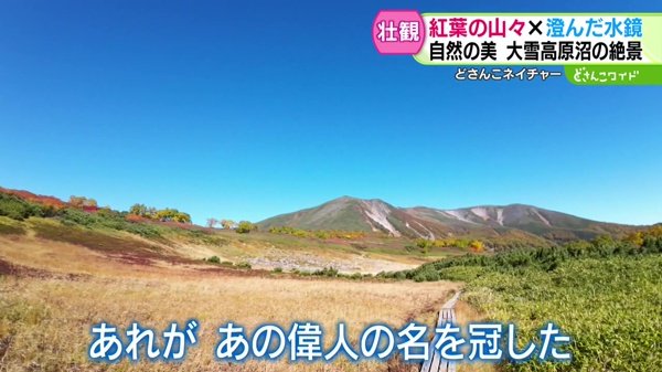 どさんこネイチャー“松浦岳と錦秋の大雪高原沼”