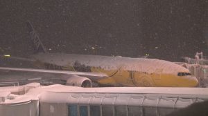 大雪の新千歳\空港