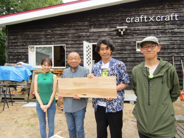 YOYOSと木工職人の３S写真